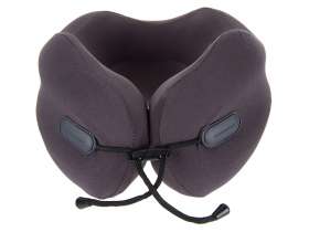 Подушка для путешествий с эффектом памяти Memo Pillow PRO M/L Basque Black №2