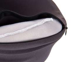 Подушка для путешествий с эффектом памяти Memo Pillow PRO M/L Basque Black №6