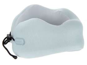 Подушка для путешествий с эффектом памяти Memo Pillow PRO M/L English Blue №3