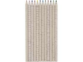 Набор цветных карандашей из газетной бумаги в тубе News, 12шт. №4