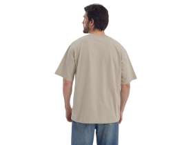 Футболка Kyoto из джерси 180 г/м2 с пич отделкой, унисекс, оливковый №9