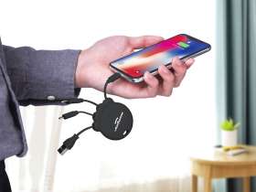 Портативное зарядное устройство Octopus Booster, 1000 mAh, черный №4