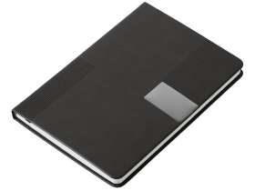 Подарочный набор Tesla с блокнотом А5, ручкой и пауэрбенком на 10 000 mAh, черный №18