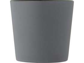 Cali Керамическая кружка объемом 370 мл с матовой отделкой - сплошной черный / Matted Grey №6