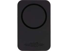 Магнитный беспроводной внешний аккумулятор MagnetIQ, 5000 mah, 10 W, черный (Р) №17