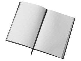 Блокнот C1 софт-тач, гибкая обложка, 128 листов, черный №4