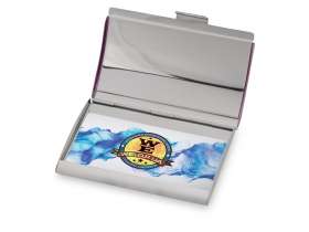 Визитница Смит, фиолетовый/серебристый №2