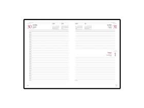 Ежедневник А5 датированный Sidney Nebraska 2025, коричневый (золотой обрез) №5