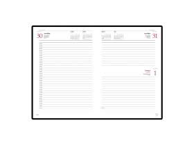 Ежедневник А5 датированный Sidney Nebraska 2026, синий (золотой обрез) №2