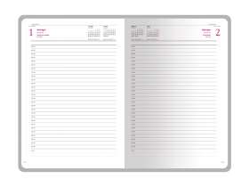 Ежедневник А5 датированный Sidney Nebraska 2026, синий (золотой обрез, золотые уголки) №2