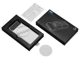 Магнитный беспроводной внешний аккумулятор со встроенными кабелями Мэни,быстаря зарядка, 10000 мАч, белый №8