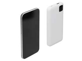 Внешний аккумулятор со встроенными кабелями Фрэйм, 10000мач, белый №2