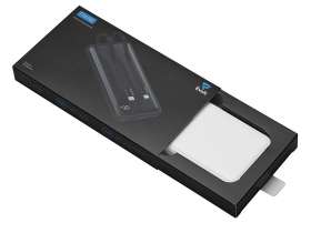 Внешний аккумулятор со встроенными кабелями Фрэйм, 10000мач, белый №6