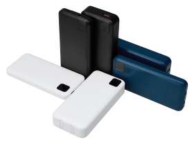 Внешний аккумулятор со встроенными кабелями Фрэйм, 10000мач, белый №8