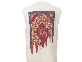 Майка оверсайз Berlin, унисекс, молочный, ДТФ текстиль и Текстильный принтер №2