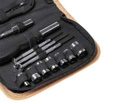 Набор инструментов Декер, 25 аксессуаров, бежевый №3