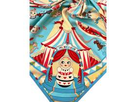 Платок Русская неваляшка. Праздник №3