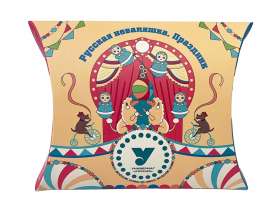 Платок Русская неваляшка. Праздник №5