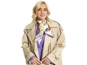 Платок Пасхальное яйцо-часы Петушок №3