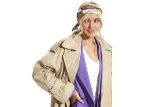 Платок Пасхальное яйцо-часы Петушок №5