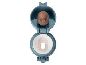 Вакуумная герметичная термокружка Inter, антрацит, нерж. сталь №6