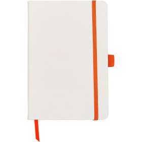 Блокнот ColorNote White, твердая обложка A5, 80 листов, белый и оранжевый №3